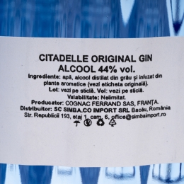 Gin Original 44% alc. 700ml + pahar