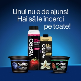  Produs lactat fermentat natur, bogat in proteine, 0% grăsime, 160g