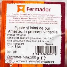 Pipote și inimi de pui 500g