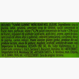 Jeleuri ursuleți cu fructe Yummi Gummi Mini Bear Mix 70g