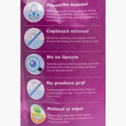 Așternut silicatic cu miros de lavandă pentru pisici 3.8l