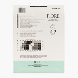 Ciorap microfibră Paula 40 den Black 5