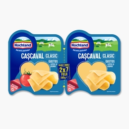 Cașcaval Clasic 2x7 felii, 280g