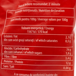 Paste făinoase cu ou, fidea scurtă 250g