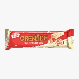 Baton proteic cu arahide sărate, caramel și ciocolată albă White Choco 60g