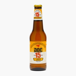 Bere blondă lager DOC 15, 4.7%, 330ml