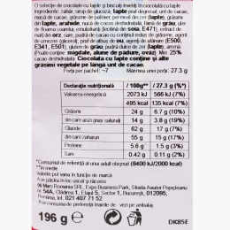 Selecție bomboane de ciocolată cu lapte 196g