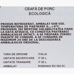 Ceafă de porc eco 300g