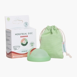 Disc menstrual universal, verde