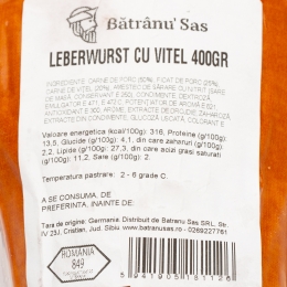 Leberwurst cu vițel 400g
