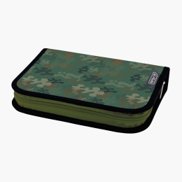 Penar echipat cu 34 piese, 2 clape, 13.5 x 19.5 x 3.5 cm, model Green Army