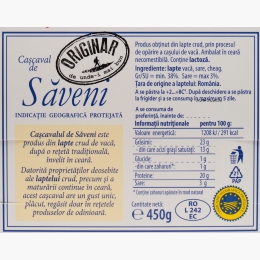 Cașcaval de Săveni 450g