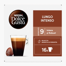 Lungo Intenso 16 băuturi 144g, capsule cafea 