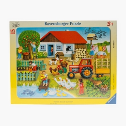 Puzzle-Unde să îl așez 15 piese 3+ ani