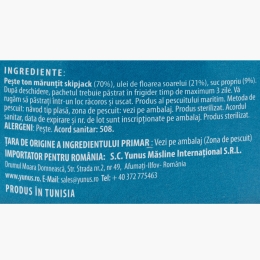 Ton mărunțit în ulei de floarea soarelui 160g