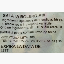 Salată Bolero Mix 160g