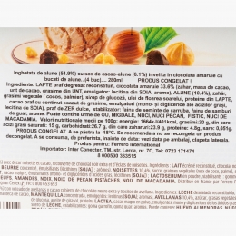 Înghețată Dark alune și ciocolată amăruie 4x50g