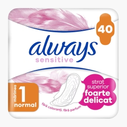 Absorbante Sensitive Normal 4 Pack 40 buc