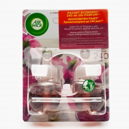 Rezerve pentru odorizant electric „satin fin și floarea lunii” 2x19ml