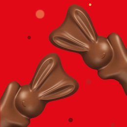 Iepuraș de ciocolată cu miez ușor și crocant 29g