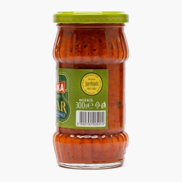 Ajvar cu ardei capia copți, fără adaos de zahăr, 300g