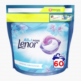 Detergent de rufe capsule All in One Spring Awakening, 60 spălări
