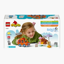 Vizita cu Blue la furgoneta de înghețată, 10458 Duplo Bluey, 22 piese, +2 ani