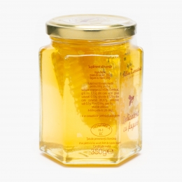 Miere de salcâm cu fagure 350g
