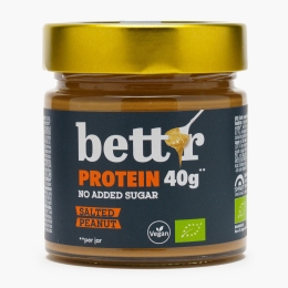 Cremă proteică de arahide sărate, fără zahăr adăugat eco 250g