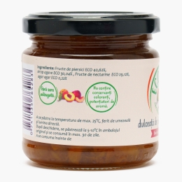 Dulceață de piersică și nectarină, fără zahăr adăugat, eco 200g