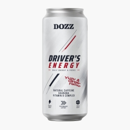 Băutură energizantă carbogazoasă, cu extract de guarana, cafeină și vitamine Driver's Energy, doză 330ml