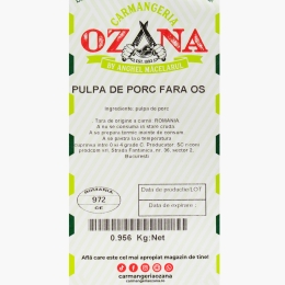 Pulpă de porc fără os 950g