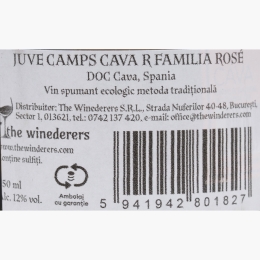 Vin spumant rose brut, Cava Reserva de la Familia, 12%, 0.75l