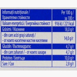 Brânză topită triunghiuri Greek cu feta și tzatziki 140g