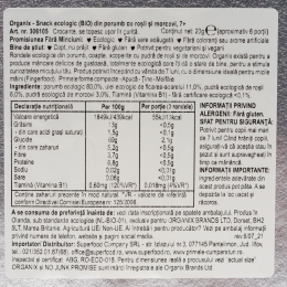 Snack eco din porumb cu roșii și morcovi, 7+ luni, 20g