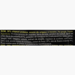Chipsuri proteice 38% cu aromă de oregano și busuioc, 50g