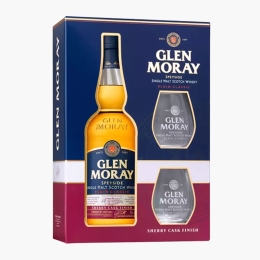 Single Malt Whisky, 40%, Scotland, 0.7l + 2 pahare