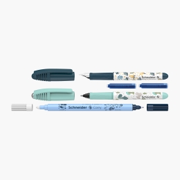 Set stilou + roller Zippi + pic Corry + 2 rezerve, verde închis