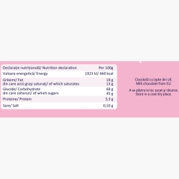 Baton de ciocolată cu spumă de vată de zahăr Pufs 21g