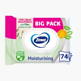 Hârtie igienică umedă Moisturising, 74 buc