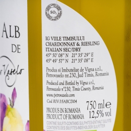 Vin alb sec ecologic Chardonnay & Riesling Italian, 12.5%, 0.75l