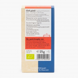Chili întreg eco 25g