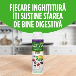 Iaurt de băut cu cereale integrale și fructe de pădure 320g