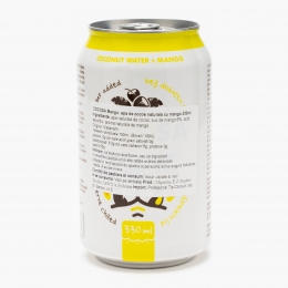 Apă de cocos naturală cu mango 330ml