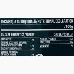 Alune de pădure eco prăjite, cu sare 100g