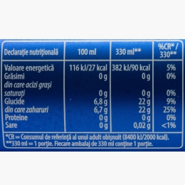 Băutură carbogazoasă aromă de cola și gust de zmeură, 6x0.33l