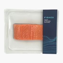 File de somon cu piele 200g
