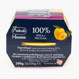 Mousse de mere și prune 200g (2x100g)