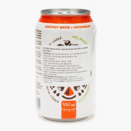 Apă de cocos naturală cu pepene roșu 330ml