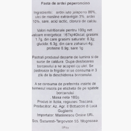 Măslinescu - Cremă de ardei Jalapeno 180g